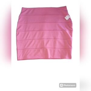 Forever 21 Coral Herve Leger Bandage Mini Skirt